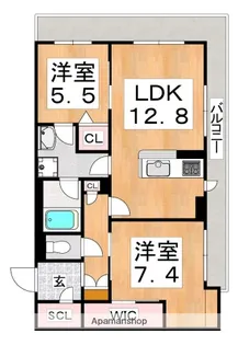ラ・ポーズI【3階】の間取り