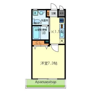 RITZ新今里【2階】の間取り