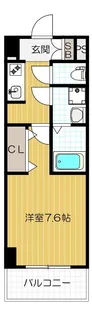 1Kの間取り画像