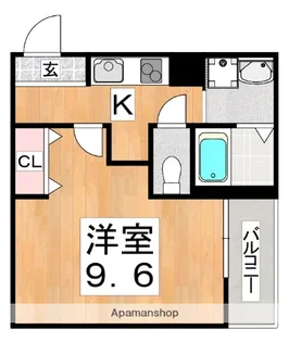 大阪府大阪市平野区瓜破1丁目【アパート】の間取り