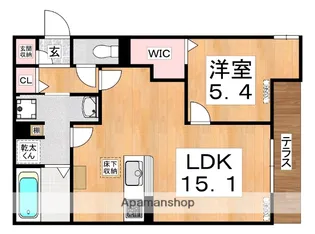 大阪府大阪市平野区平野西6丁目【アパート】の間取り