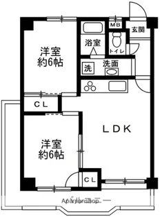 ハイツグランドール【7階】の間取り