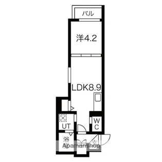 DOAHN 平野本町【3階】の間取り