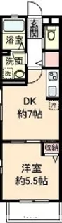 スワンズガーデン【2階】の間取り