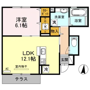 Dear Court【1階】の間取り