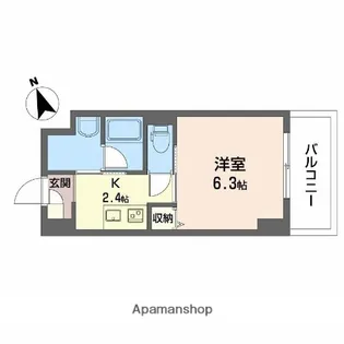 ウェルホームズ住吉大社【2階】の間取り