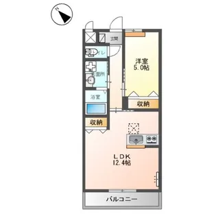 プランドール【1階】の間取り