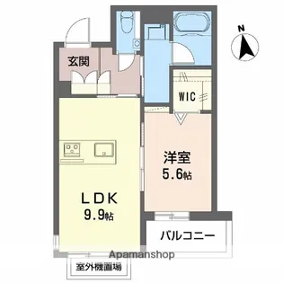 シャーメゾングランベアー【3階】の間取り