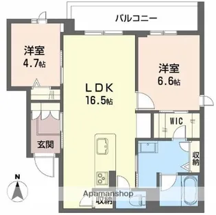 シャーメゾングリナージュ【3階】の間取り