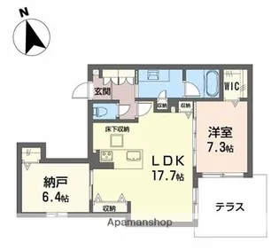 フェリス 阪南町【1階】の間取り