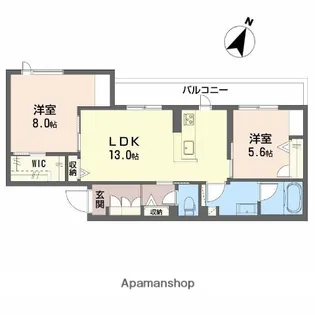 シャーメゾン玉津【3階】の間取り