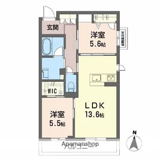 シャーメゾン ラト ファミリア【3階】の間取り