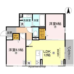 仮称)D−ROOM東住吉区南田辺4丁目【1階】の間取り