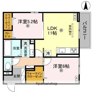 仮称)D−ROOM東住吉区南田辺4丁目【1階】の間取り