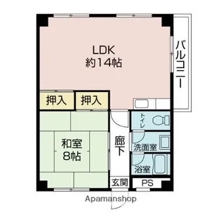 ハイツヒサシ【3階】の間取り
