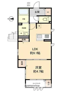 珊瑚【1階】の間取り