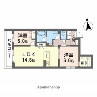 グランステラ鳳【2階】の間取り