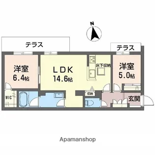 グランステラ鳳【1階】の間取り
