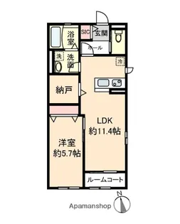 アドバンスグナーデ【1階】の間取り