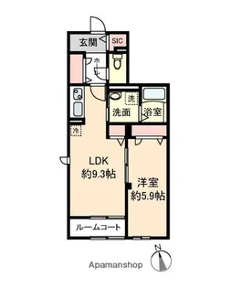 アドバンスグナーデ【2階】の間取り