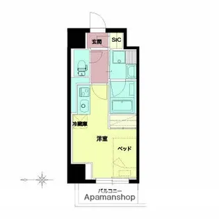 セルン新町【7階】の間取り