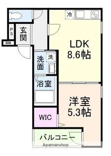 (仮称)フジパレス平野区加美東五丁目【3階】の間取り