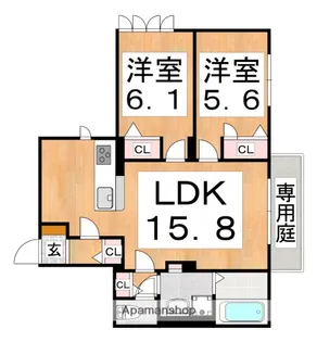 DEMEURE CRECIA Ⅰ【1階】の間取り