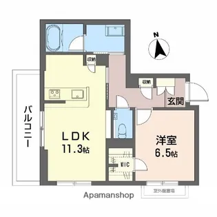 スカイ ウィング【4階】の間取り
