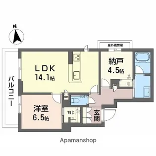 スカイ ウィング【3階】の間取り