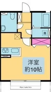 MフロンティアB【2階】の間取り