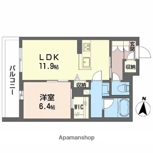 ラパネージュ【2階】の間取り