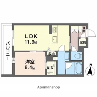ラパネージュ【3階】の間取り