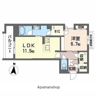 ラパネージュ【3階】の間取り