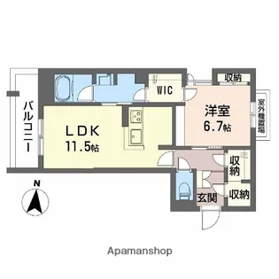 ラパネージュ【4階】の間取り