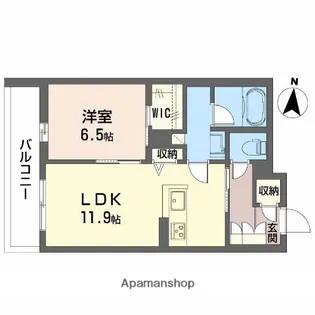 ラパネージュ【2階】の間取り