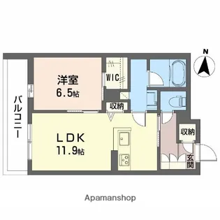 ラパネージュ【3階】の間取り