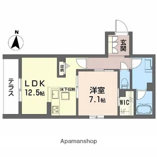 ラパネージュ【1階】の間取り