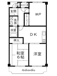 サンシード【2階】の間取り
