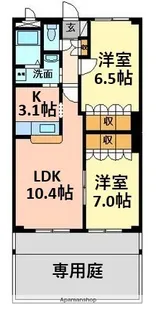 サウス23【1階】の間取り
