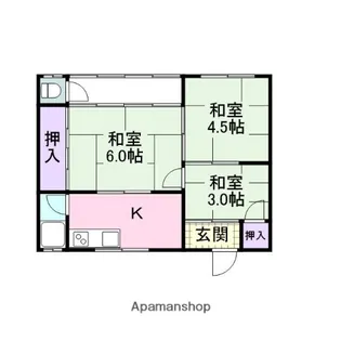 グリーンハウス【201号室】の間取り