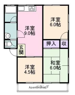 いずみが丘ハイツ【203号室】の間取り