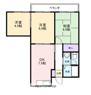 コーポラス・タキ【301号室】の間取り