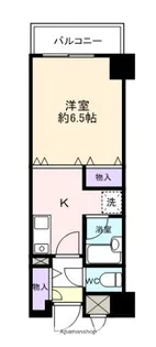 コモド尾崎【406号室】の間取り