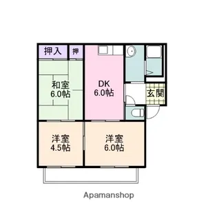 メゾン ド スリジエ【103号室】の間取り