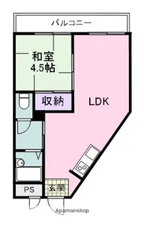 シャルム大植【301号室】の間取り