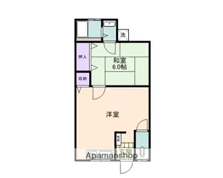 阪南マンション【5号室】の間取り