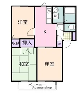 ハイツジョイフル8【101号室】の間取り