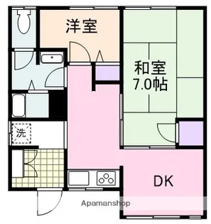 あびたN【101号室】の間取り
