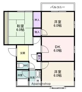 浜松園【2階】の間取り