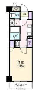 シャルム阪上【307号室】の間取り